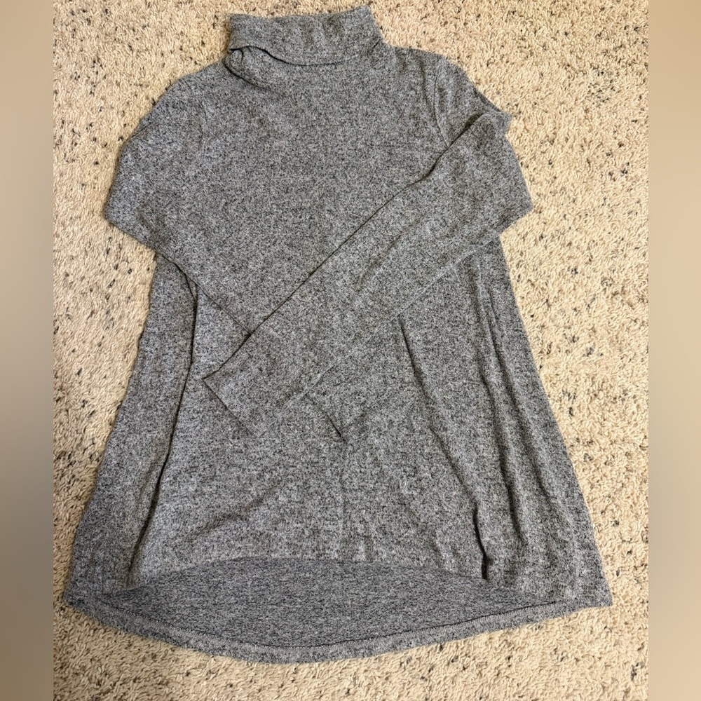 Grey turtleneck sweater. Merona brand, size small.